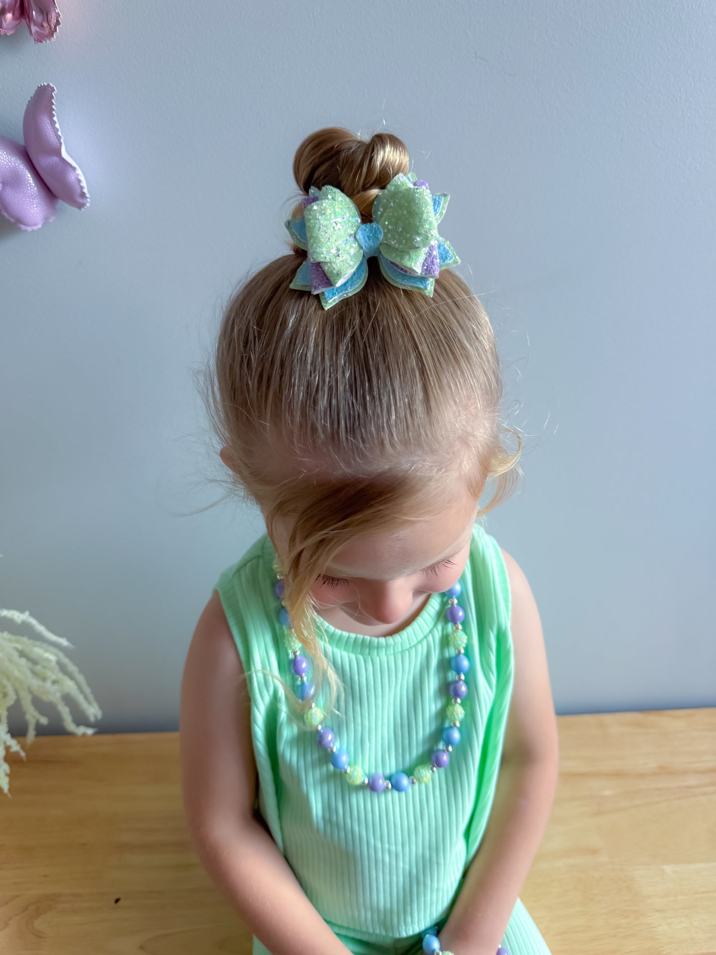 Mint To Be Glam Bow