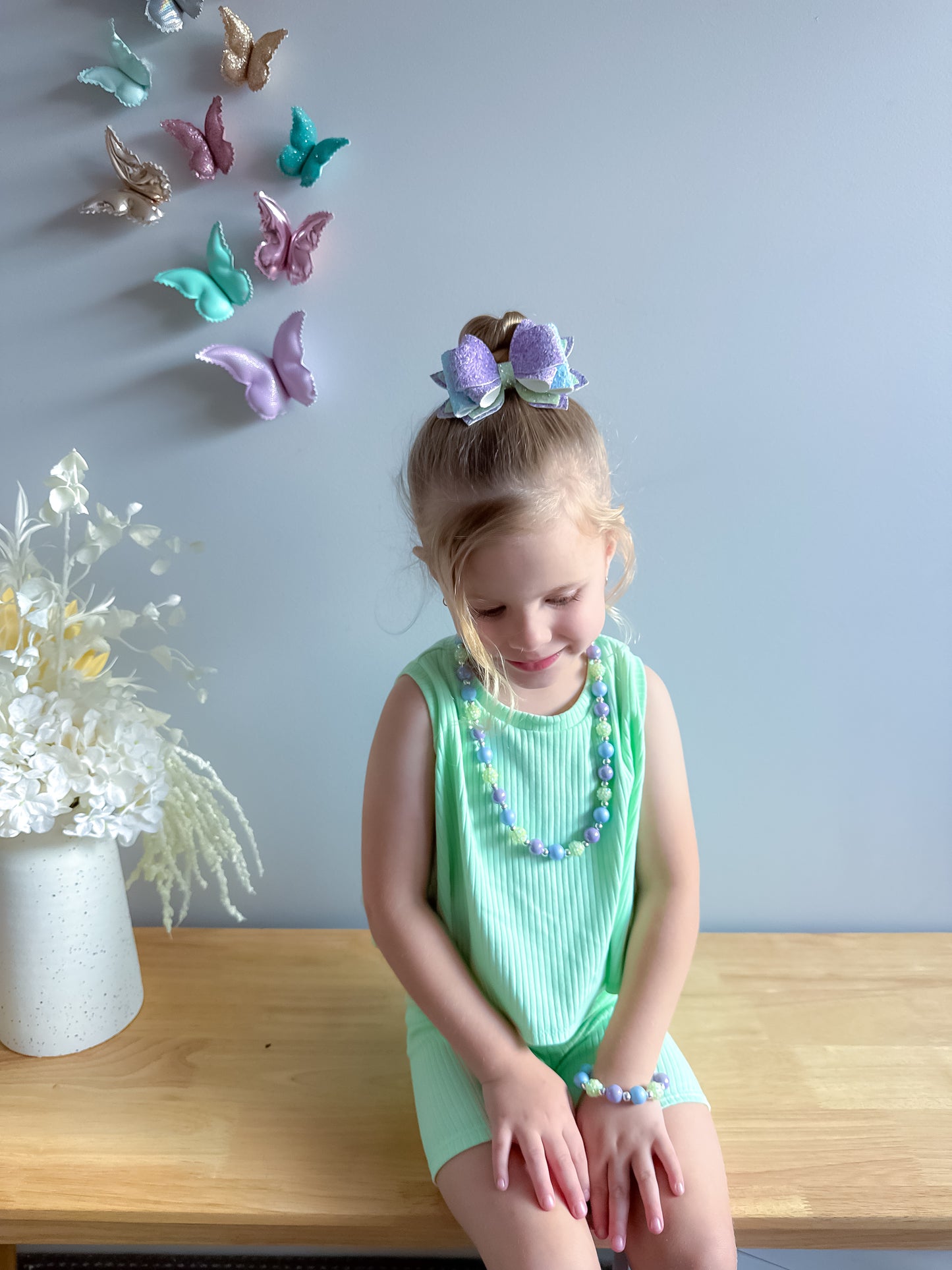 Mint To Be XL Glam Bow