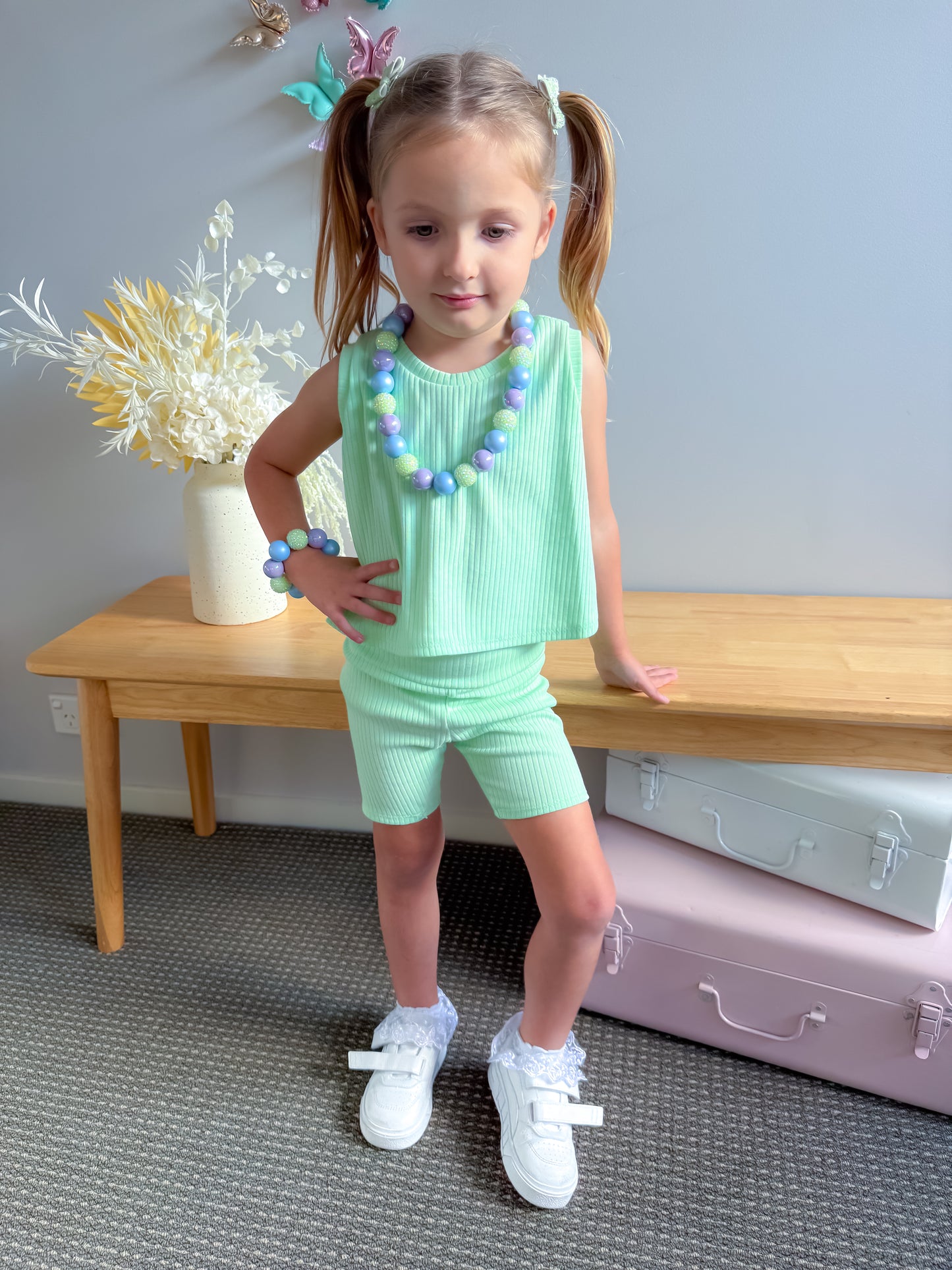 Mint To Be Pixie Pigtails
