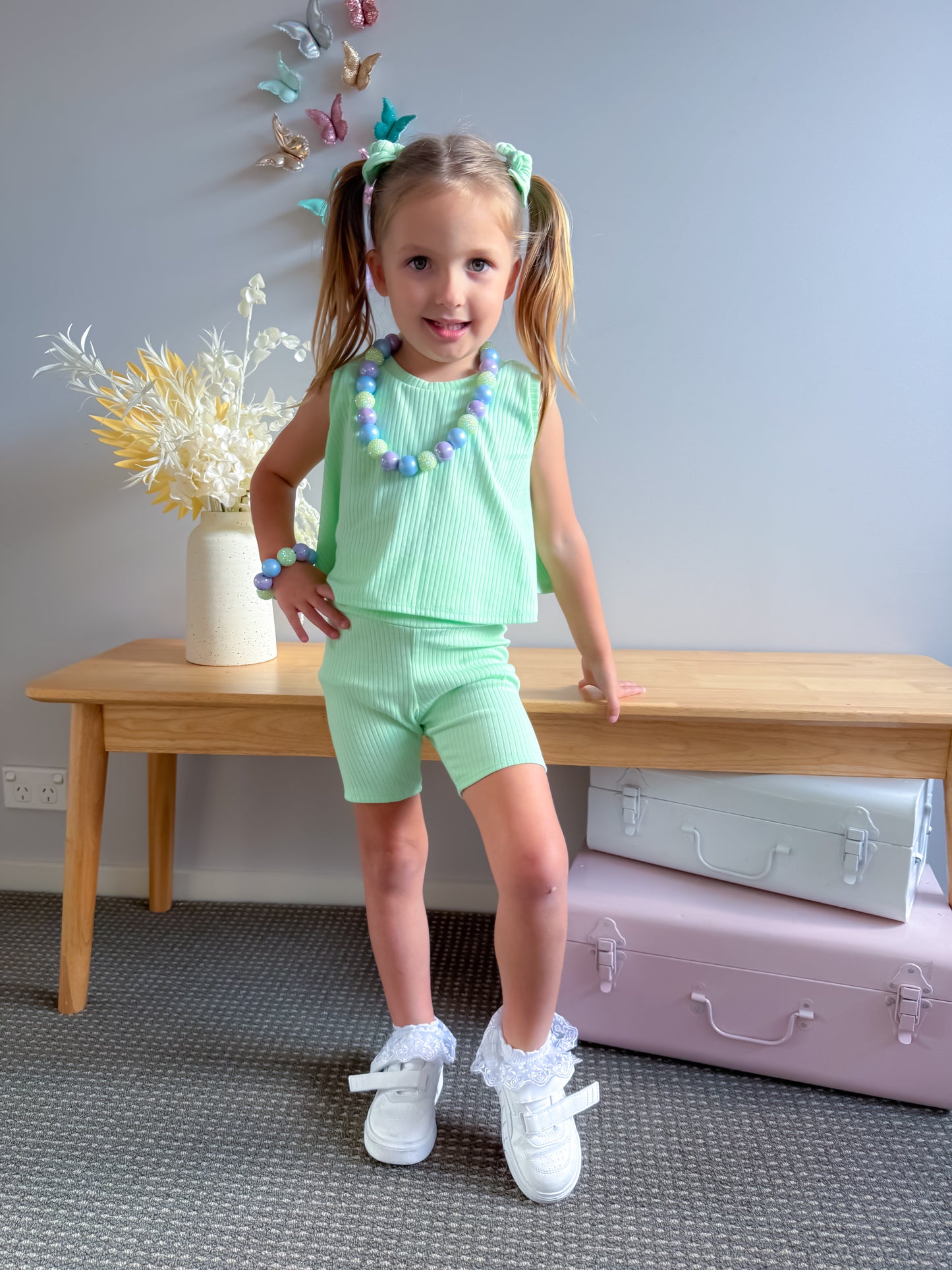 Mint To Be Mini Knot Bows