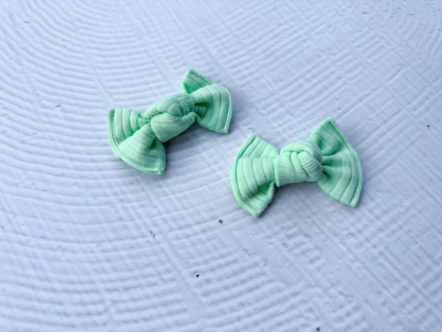 Mint To Be Mini Knot Bows