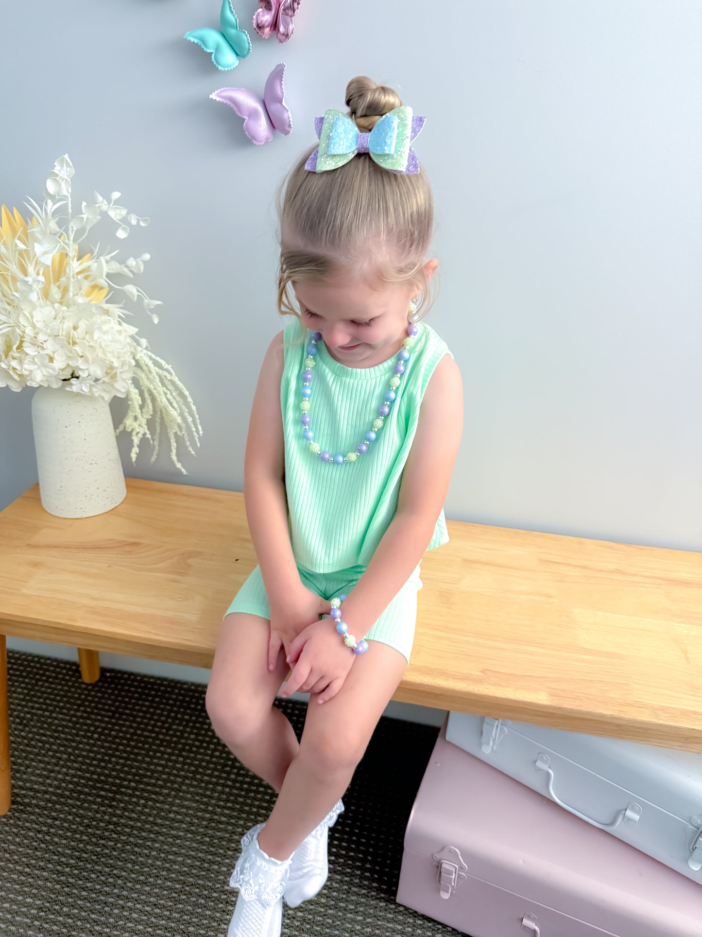 Mint To Be Ally Bow