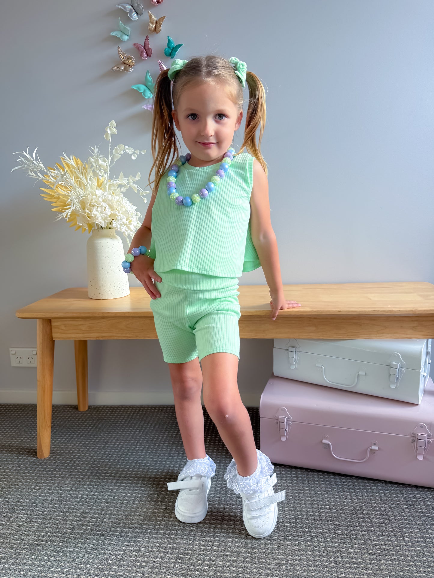 Mint To Be Mini Knot Bows