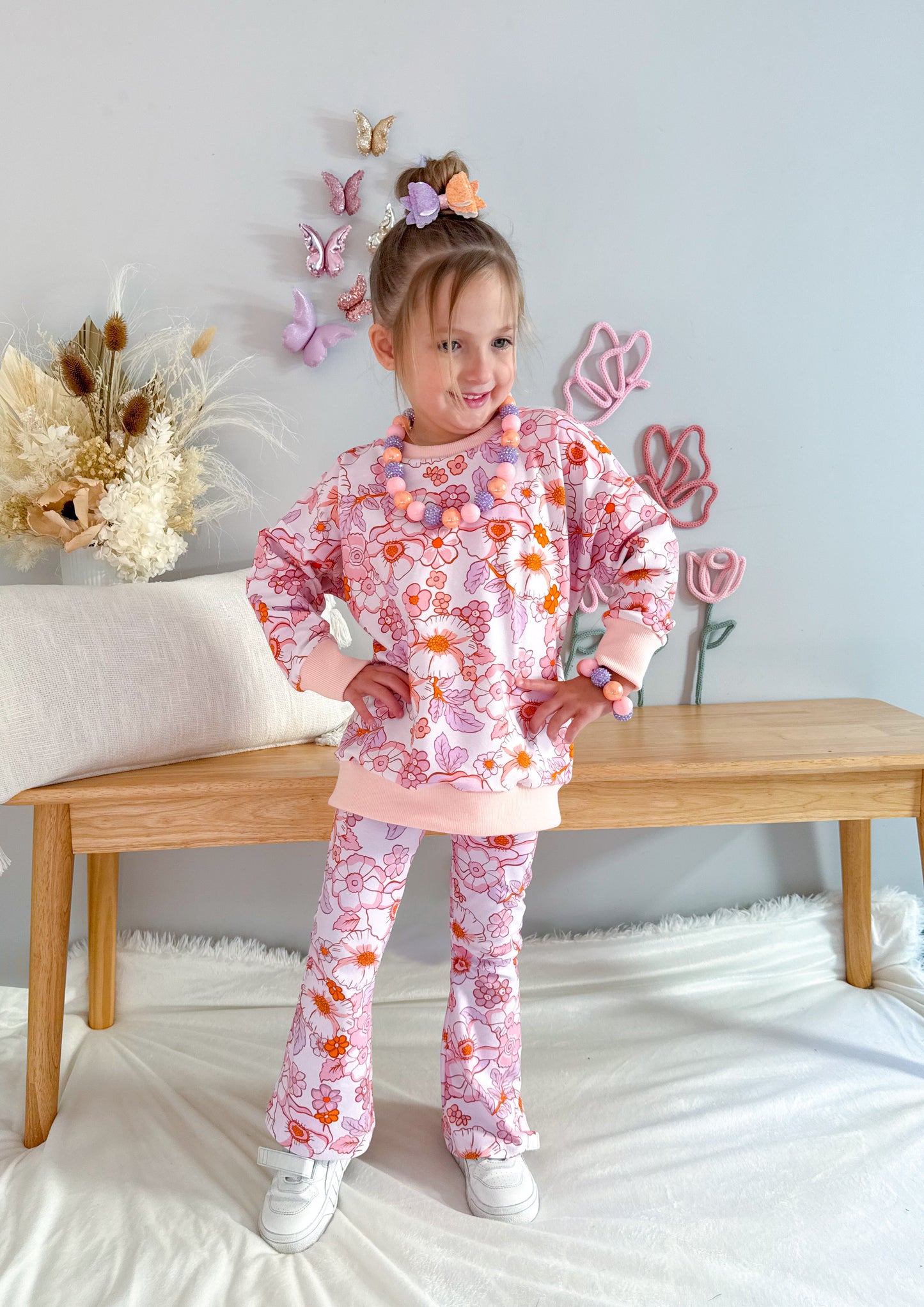 Whimsical Winter Flutter Bow