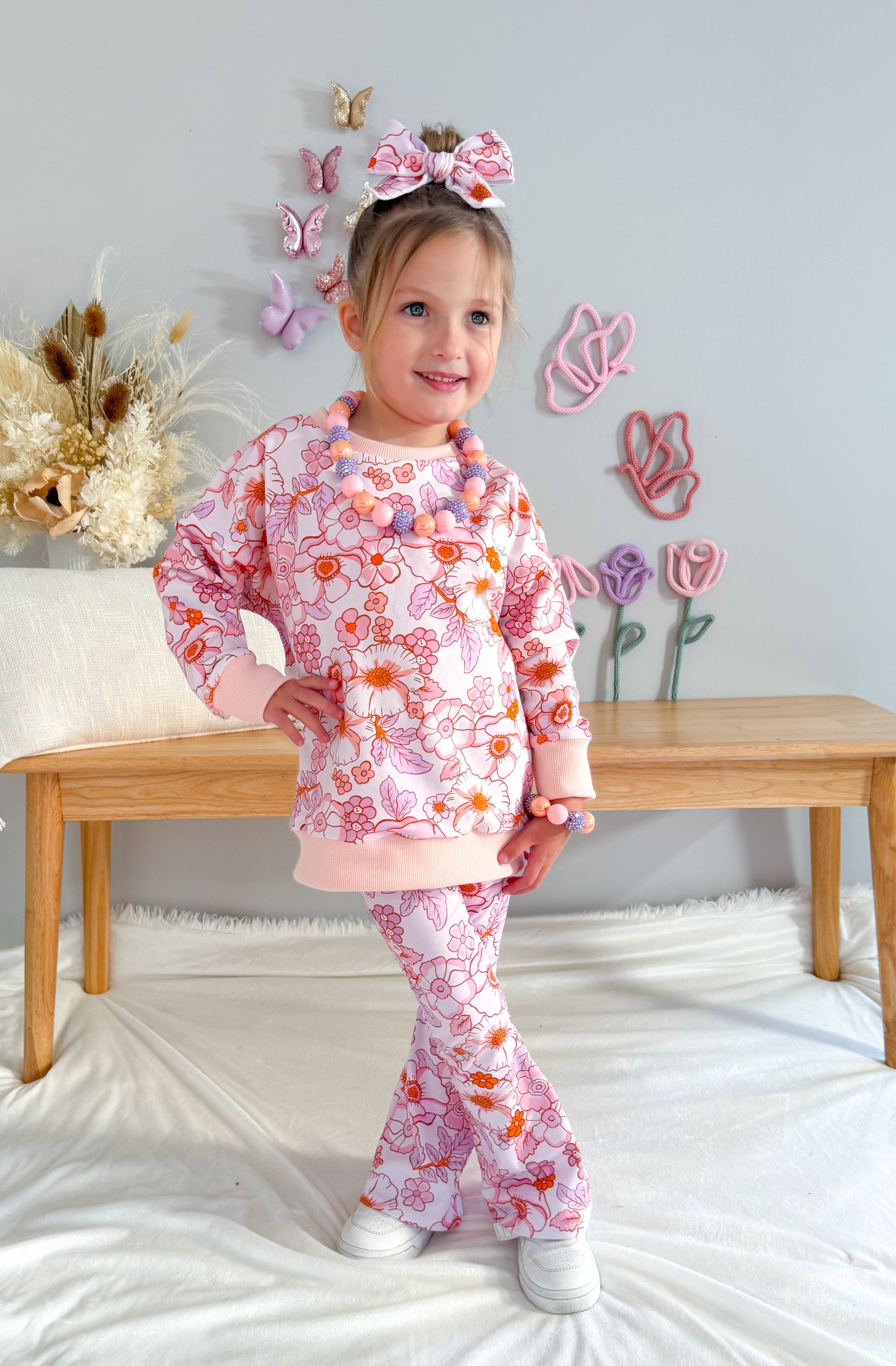 Aubrey Dainty Fabric Bow