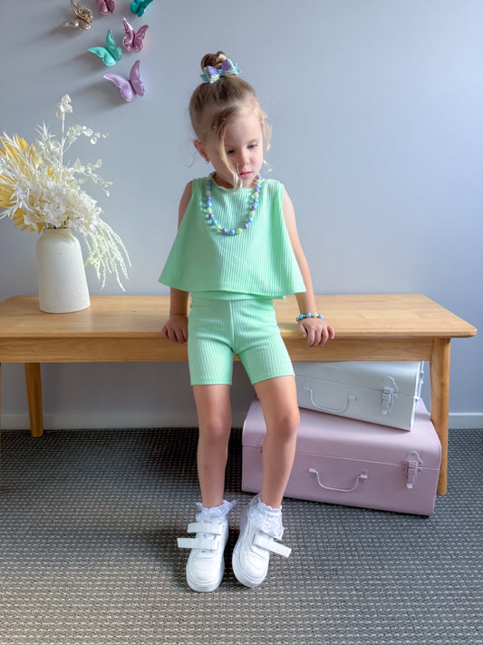 Mint To Be Bike Shorts