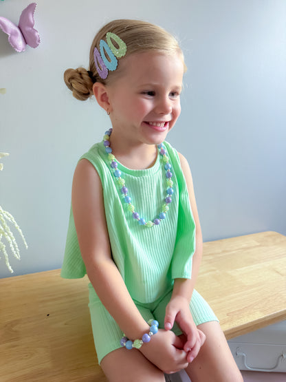 Mint To Be Flutter Snap Trio