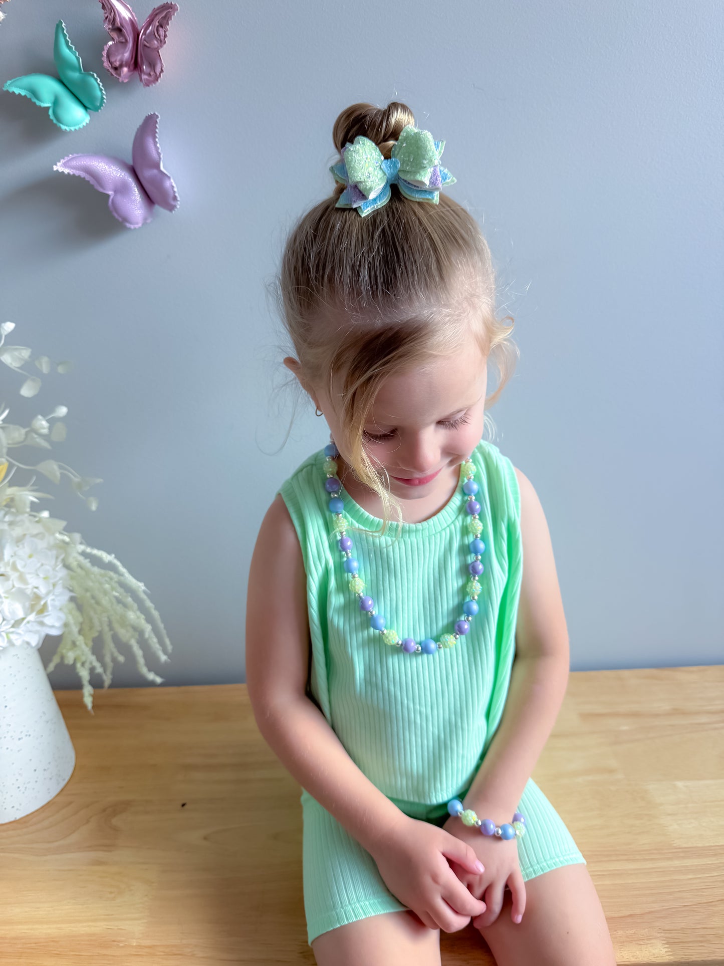 Mint To Be Glam Bow