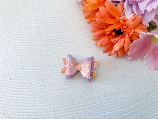 Whimsical Winter Mini Flutter Bow