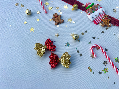 Gingerbread Kisses Flutter Pigtails