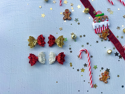 Gingerbread Kisses Flutter Pigtails