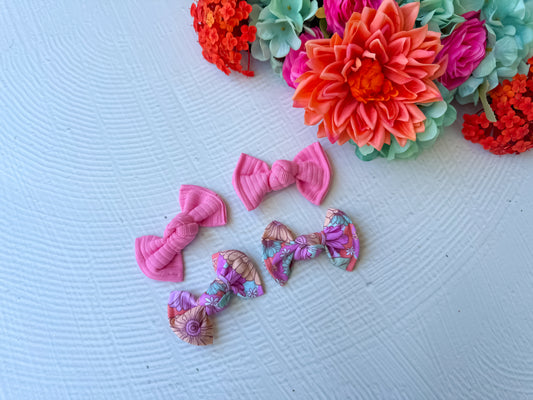 Retro Summer Mini Knot Bows