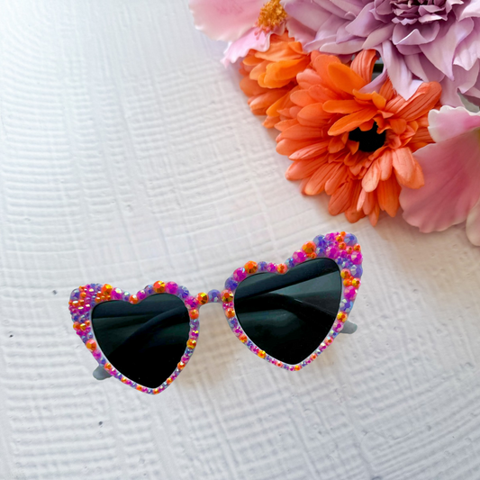 Whimsical Winter Inspired Bedazzled Glasses (bedazzled & Co)